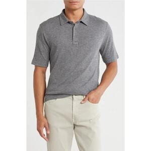 Faherty Cloud Cotton Blend *In Light Gray* Mens Shirt Medium